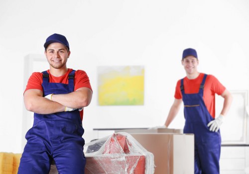 Man and van moving service operating in Camberwell residential streets