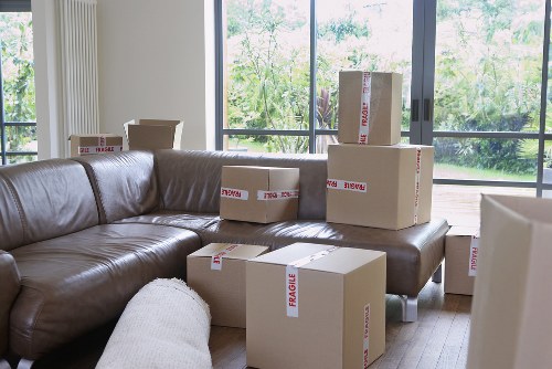 Secure van loading with careful packing and safety checks