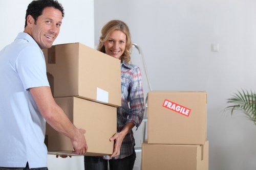 Careful boxing and labelling of belongings for a Camberwell home relocation