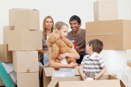 Packing and loading furniture for a South London move