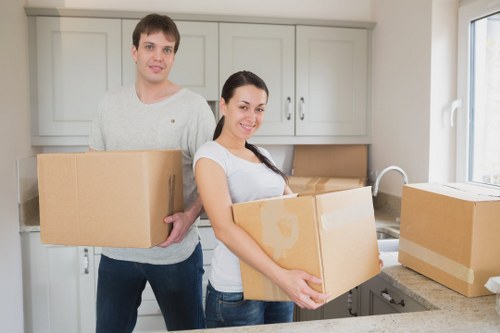 Apartment relocation with a moving truck in Camberwell